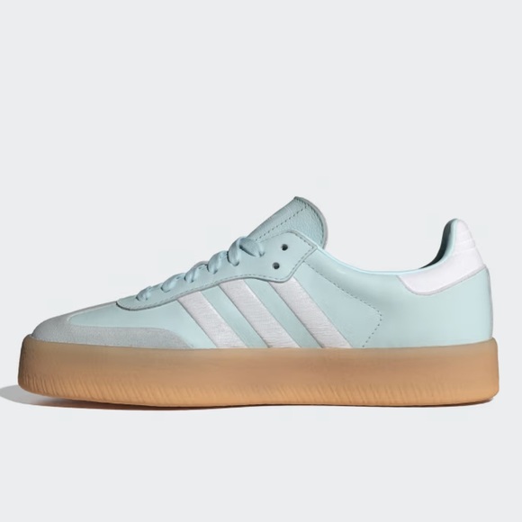 adidas Samba Sambae Almost Blue Gum Sole - Picture 4 of 8
